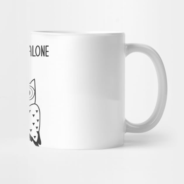 I'm Owl Alone Funny Owl Lovers Pun Dad Jokes Humor by mrsmitful01